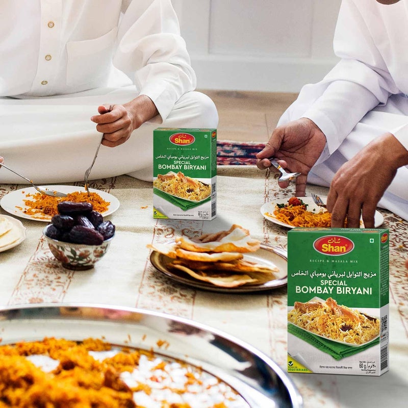 شان خلطة توابل ووصفة برياني بومباي الخاصة من شان، 60 غرام (عبوة من 6 قطع) - Image 5